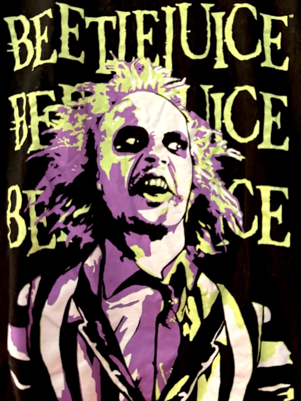 🔥BeetleJuice BeetleJuice BeetleJuice Graphic T-Shirt Size XL